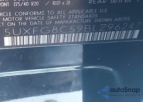 2011 BMW X6 xDrive50I из США, поврежденный, VIN 5UXFG8C59BLZ96247